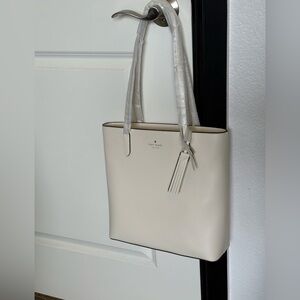 New Kate Spade Jana Tote In Meringue